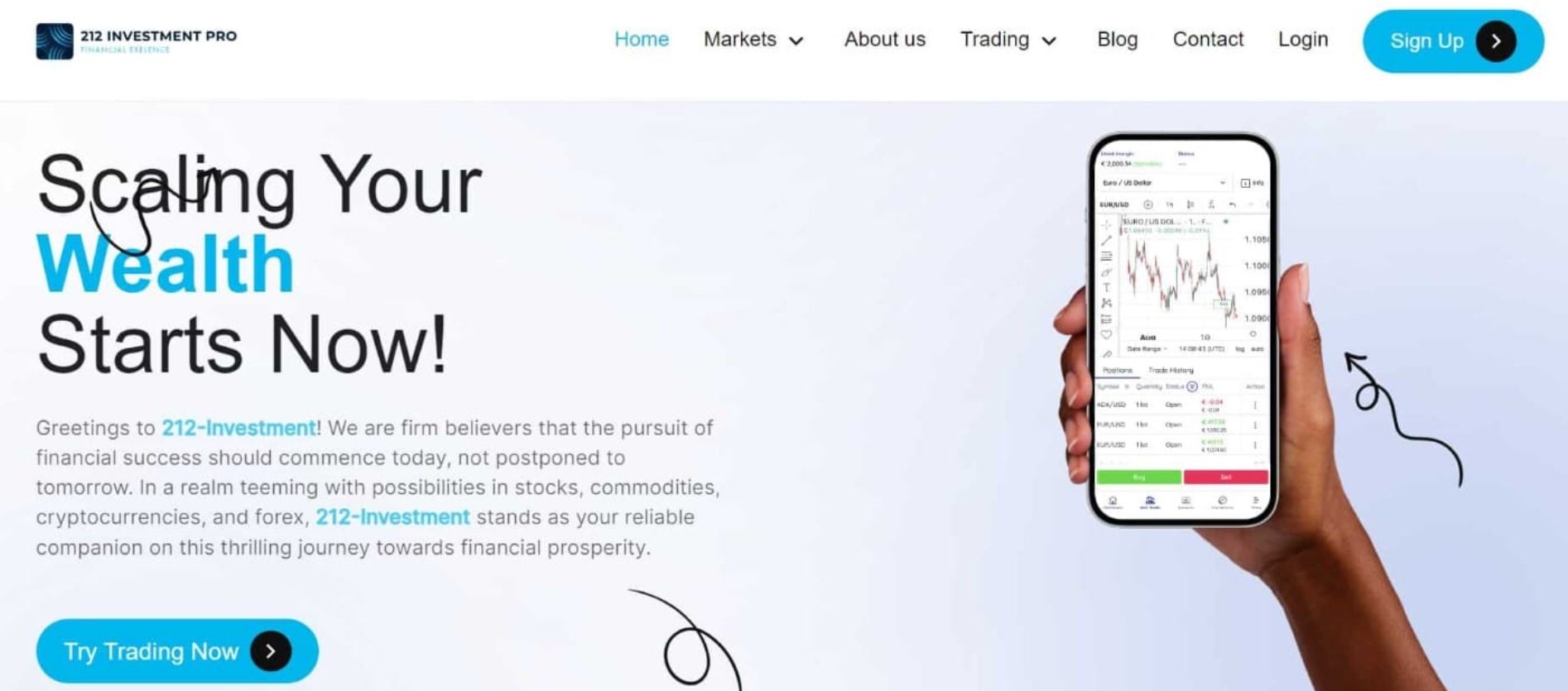 212-Investment website